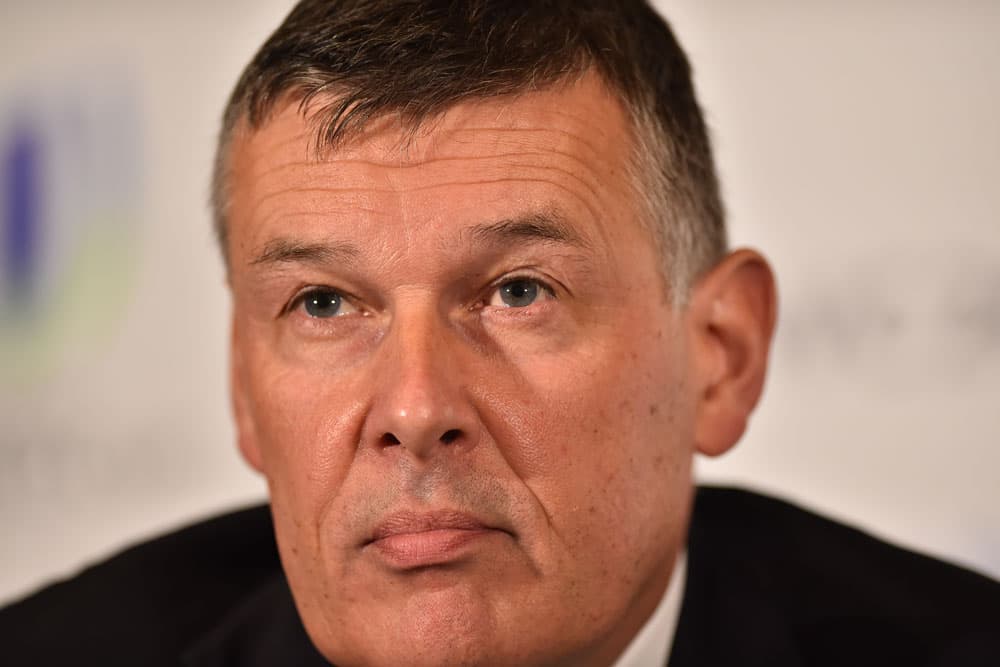 IRFU chief Philip Browne has written a letter of complaint over the Rugby World Cup recommendation. Photo: AFP