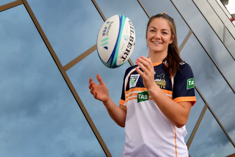 Michaela Leonard says the improving Super W standard will help the Wallaroos prepare for next year's World Cup. Photo: Getty Images
