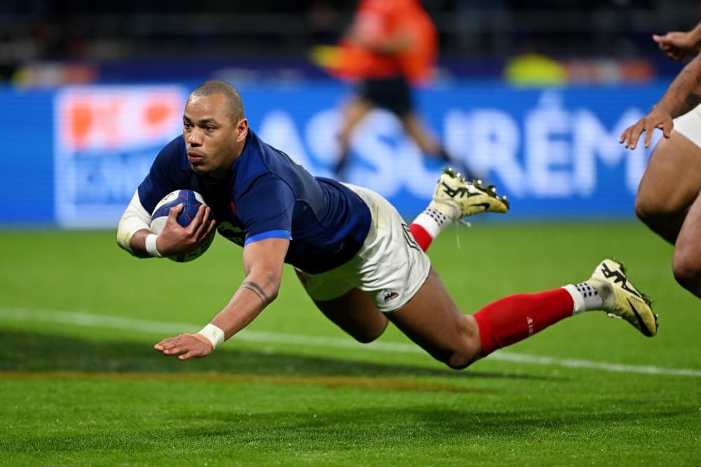 Gael Fickou is a big inclusion for France for their match with the All Blacks. Photo: Getty Images

