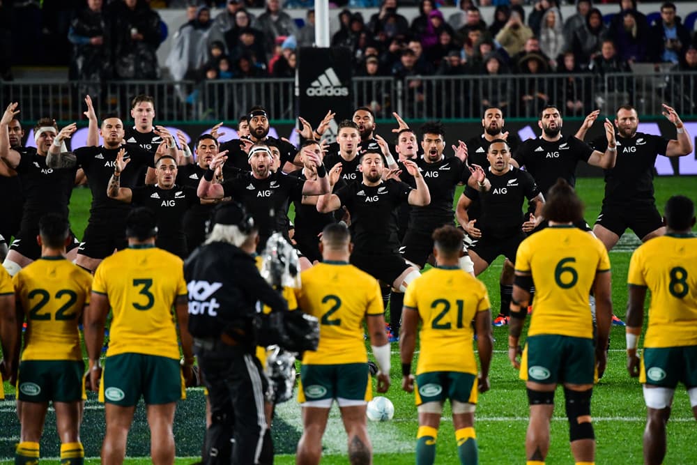 Wallabies face New Zealand. Photo: RUGBY.com.au/Stuart Walmsley