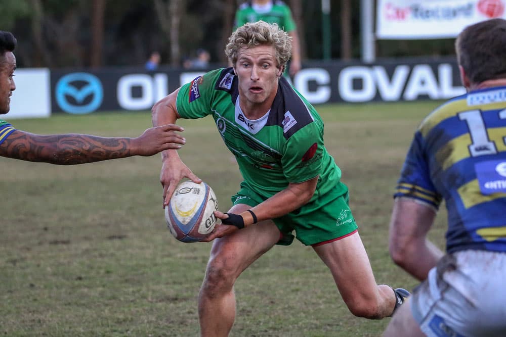 Jake McIntyre found the line for Sunnybank. Photo: QRU Media/Brendan Hertel