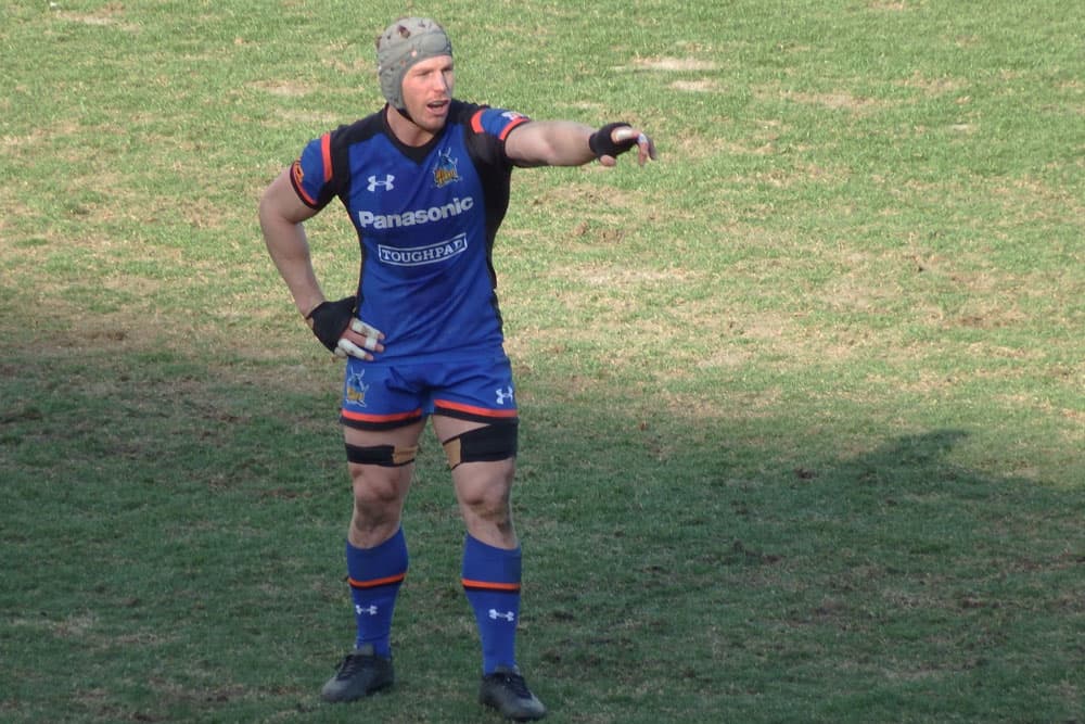 David Pocock in Panasonic colours. Photo: Twitter