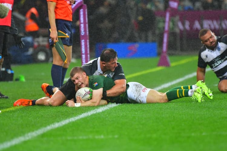 Morne van den Berg scored a double as South Africa took down Italy. Photo: Getty Images