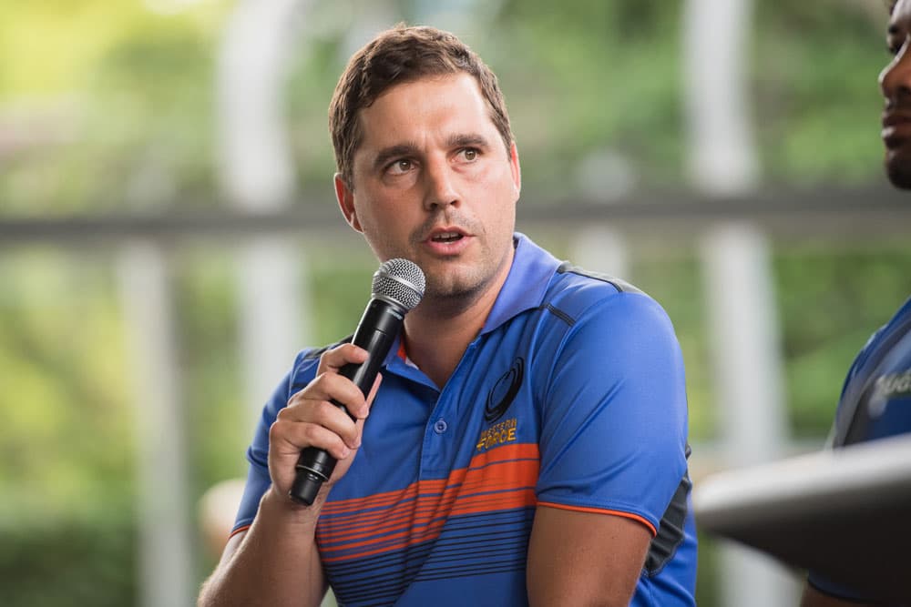 Dave Wessels thinks his side will pack a punch on Saturday. Photo: RUGBY.com.au/Stuart Walmsley