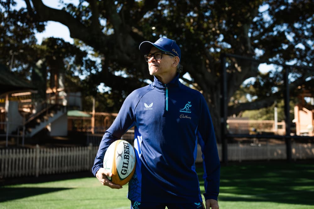 Les Kiss's past, present and future came together as the Wallabies coach prepares for his first assignment. Photo: Alfred Naupato/RA Media