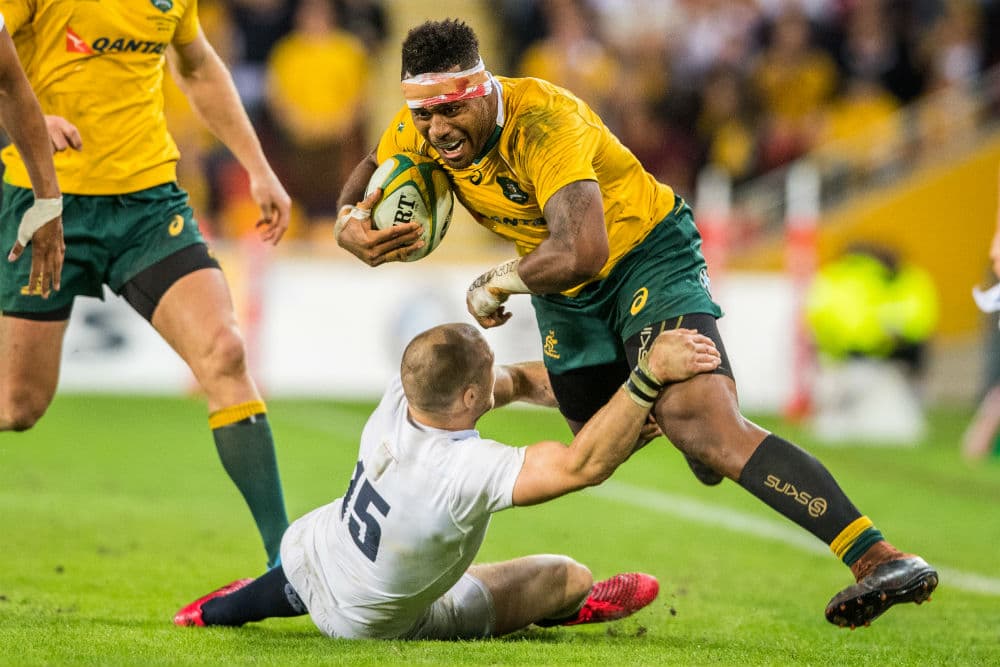 Samu Kerevi will be looking to break the game open for the Wallabies. Photo: ARU Media/Stu Walmsley