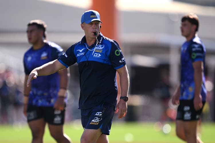 Simon Cron will link up with Les Kiss, Ian Foster and Zane Hilton to coach the AUNZ Invitational XV team against the Lions. Photo: Getty Images