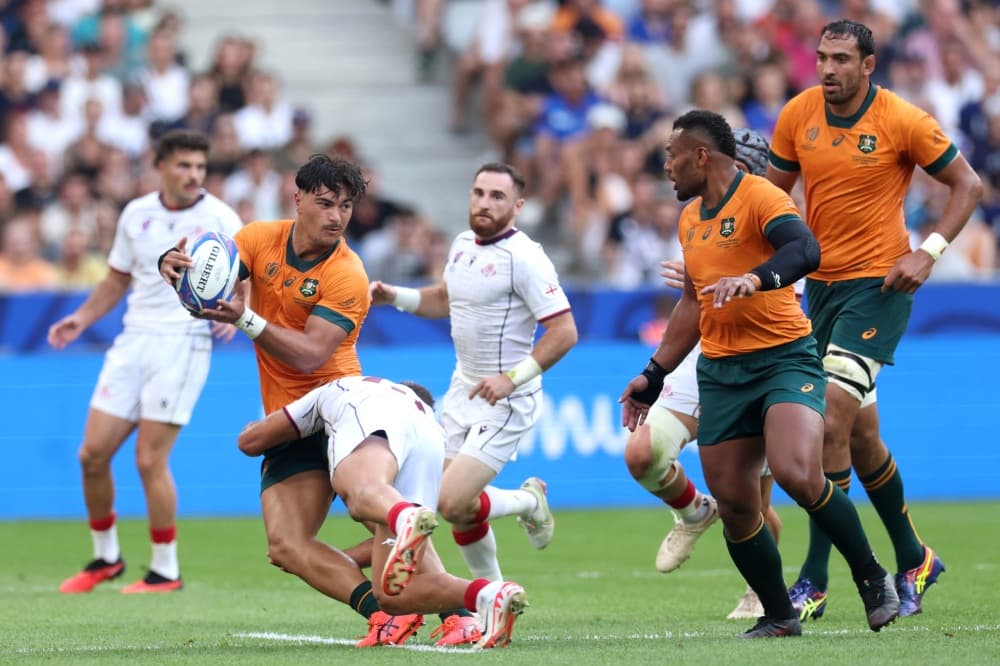 Jordan Petaia has signed with the Los Angeles Chargers after impressing as part of the NFL's international player program. Photo: Getty Images