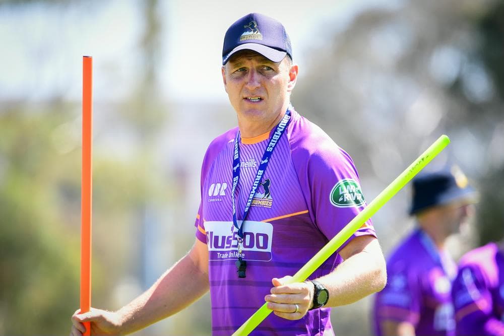 George Gregan was full of praise for Brumbies assistant Pete Hewat. Photo: RUGBY.com.au/Stuart Walmsley