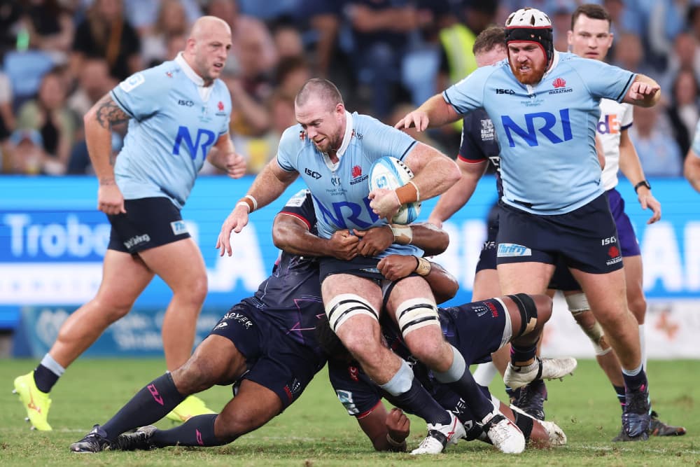 Jed Holloway and Tom Ross are amongst the departing Waratahs in 2024. Photo: Getty Images