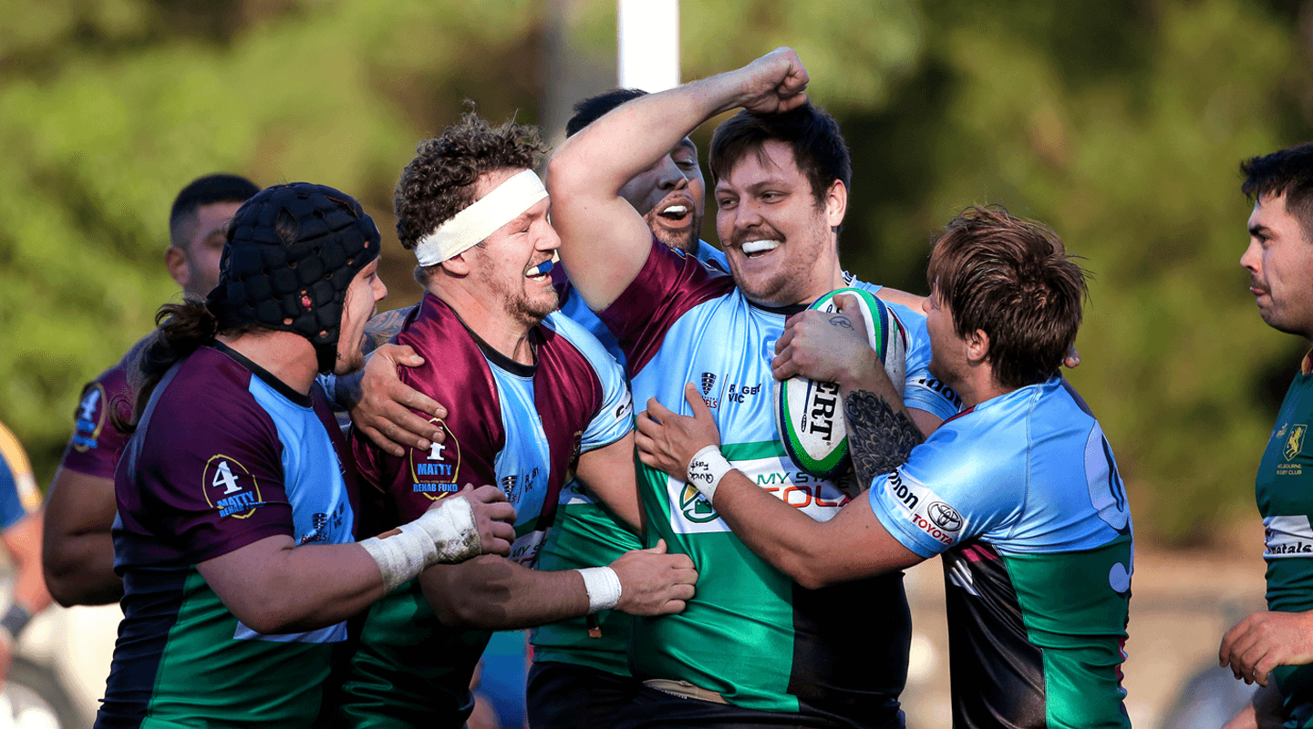 Dewar Shield Try Celebration