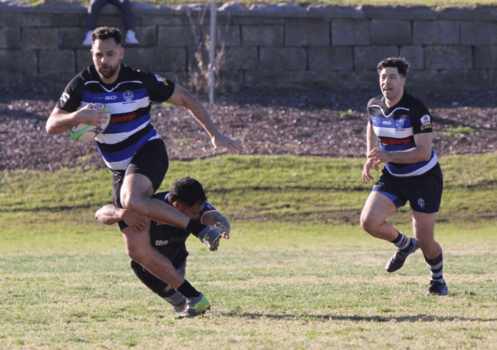 James Saunders in action for the Sydney Convicts in the 2023 Purchas Cup. Source: Getty