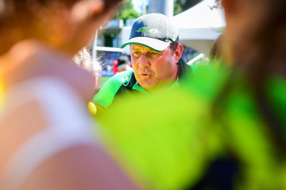 John Manenti is happy for his players to play NRLW. Photo: RUGBY.com.au/Stuart Walmsley