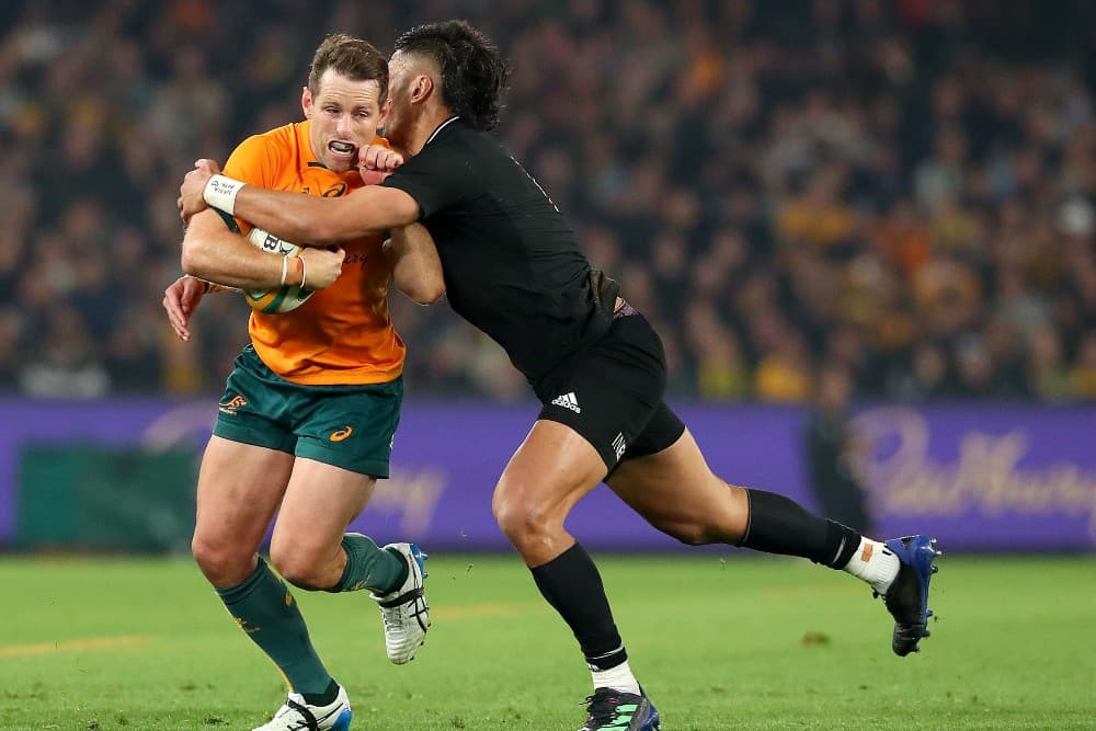 Bernard Foley keeps marching on in Japan after their semi-final victory. Photo: Getty Images
