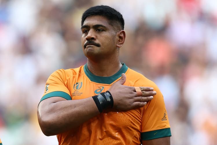 Will Skelton is the lone overseas Wallaby selected for the 36-player squad for Fiji. Photo: Getty Images