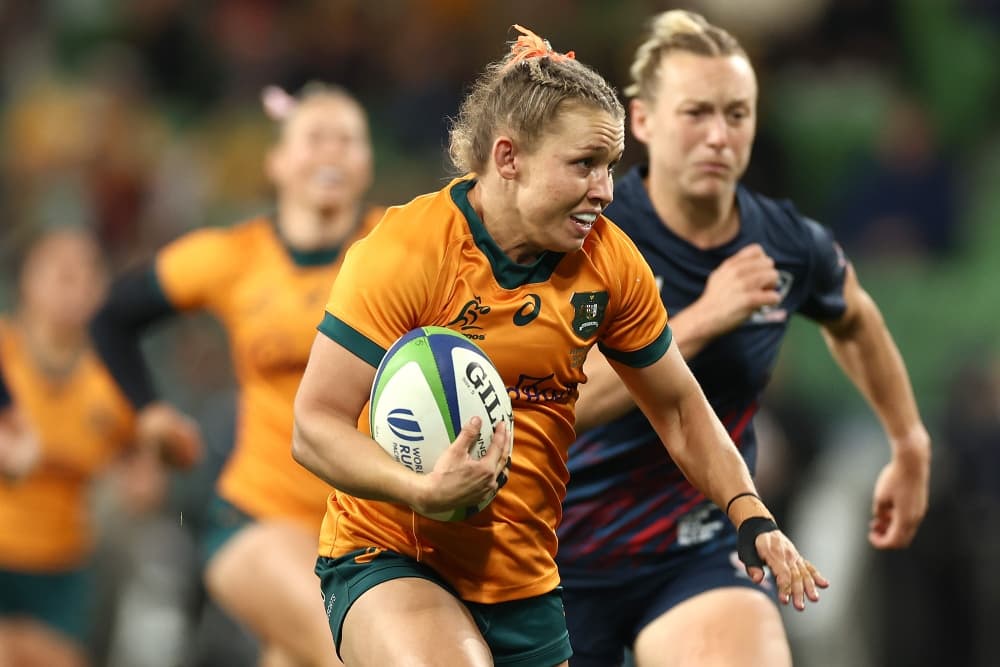 The Wallaroos face the USA in Canberra. Photo: Getty Images
