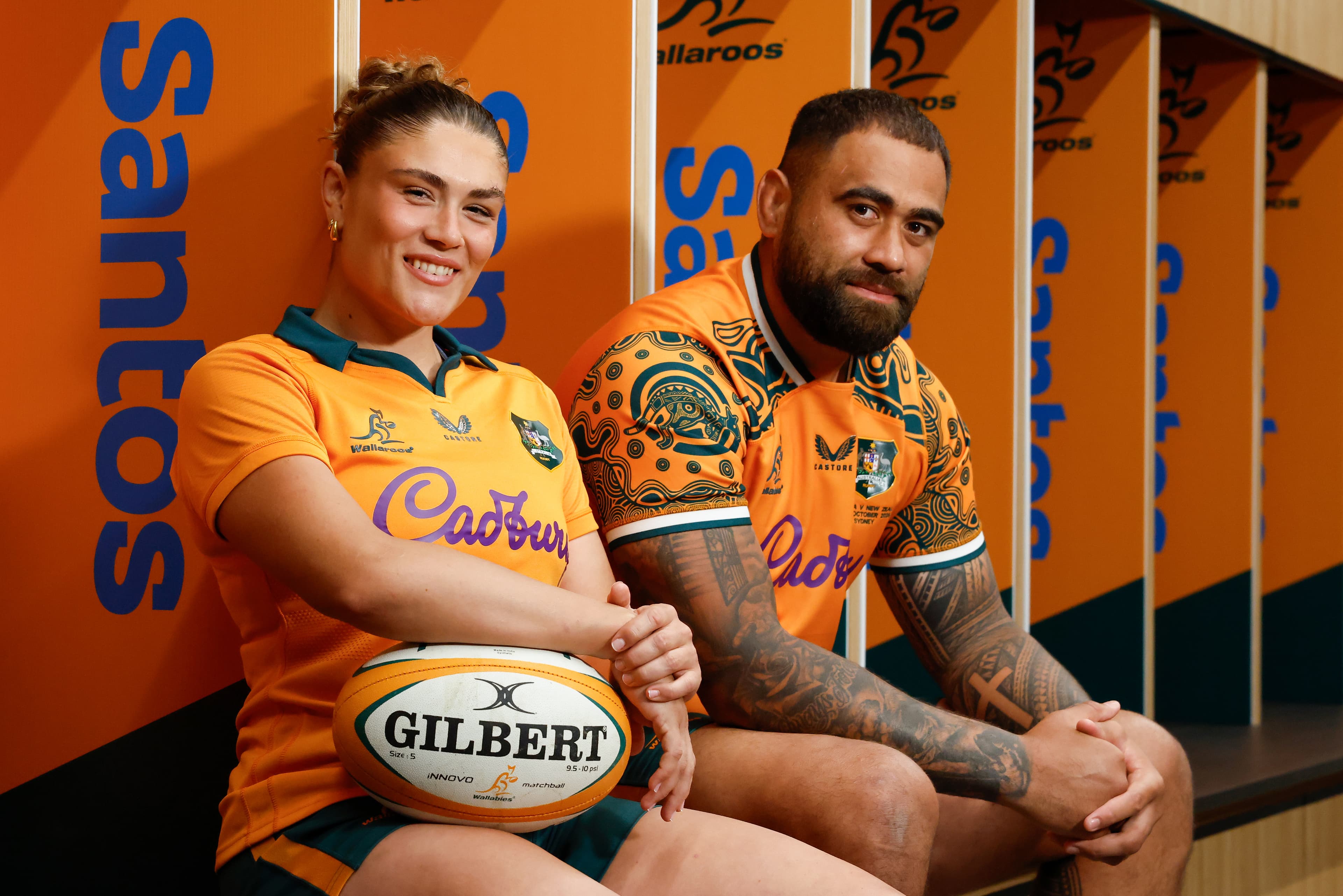 The Wallaroos and Wallabies will both take on their New Zealand counterparts on Anzac Day in Brisbane next year. Photo: Getty Images