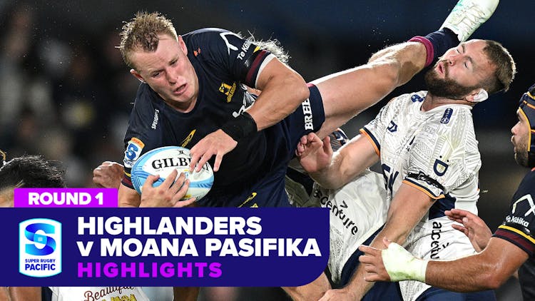Highlanders v Moana Pasifika Highlights | Round 1 | SRP 2024
