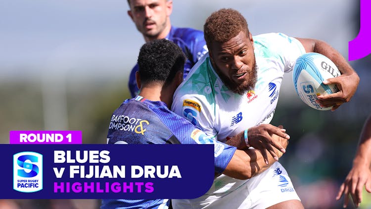 Blues v Fijian Drua Highlights | Round 1 | SRP 2024
