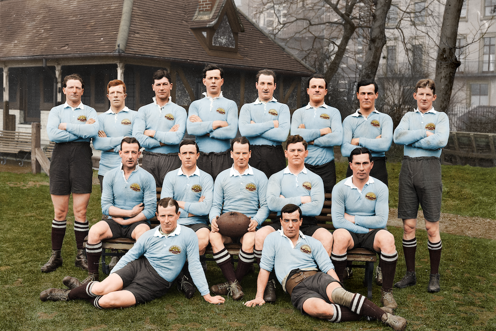 The Australian Imperial Force XV in London in March 1919, ahead of the King's Cup tournament. Photo: Australian War Memorial
