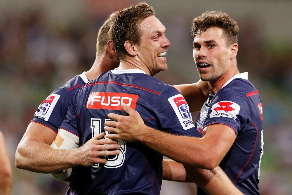 Dane Haylett-Petty is back in the Rebels starting XV. Photo: Getty Images