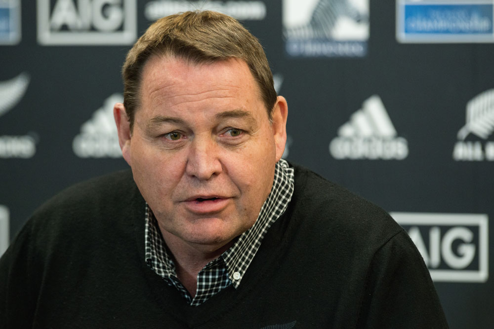 Steve Hansen announced his Rugby Championship squad on Monday. Photo: Getty Images