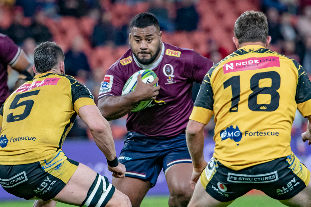 Taniela Tupou has a presence like few others, according to his coach Brad Thorn. Photo: Getty Images