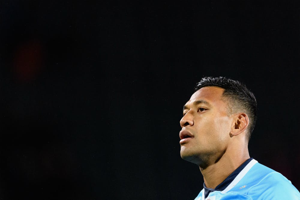 Israel Folau and the Waratahs fell agonisingly short of an upset win in Christchurch. Photo: Getty Images