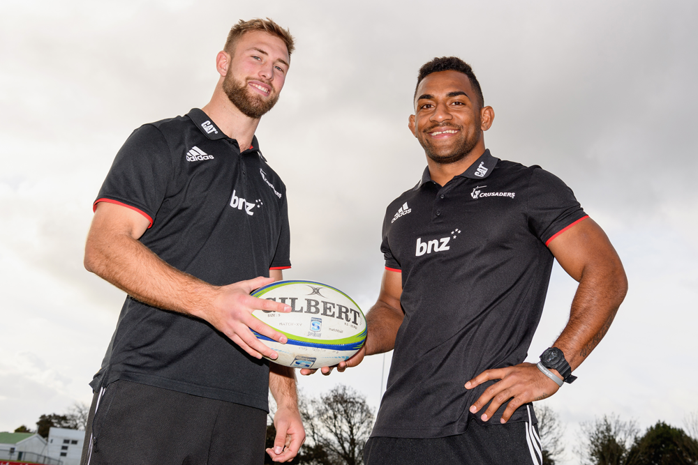 Braydon Ennor (left) will play at 13 for the Crusaders on Saturday night. Photo: Getty Images