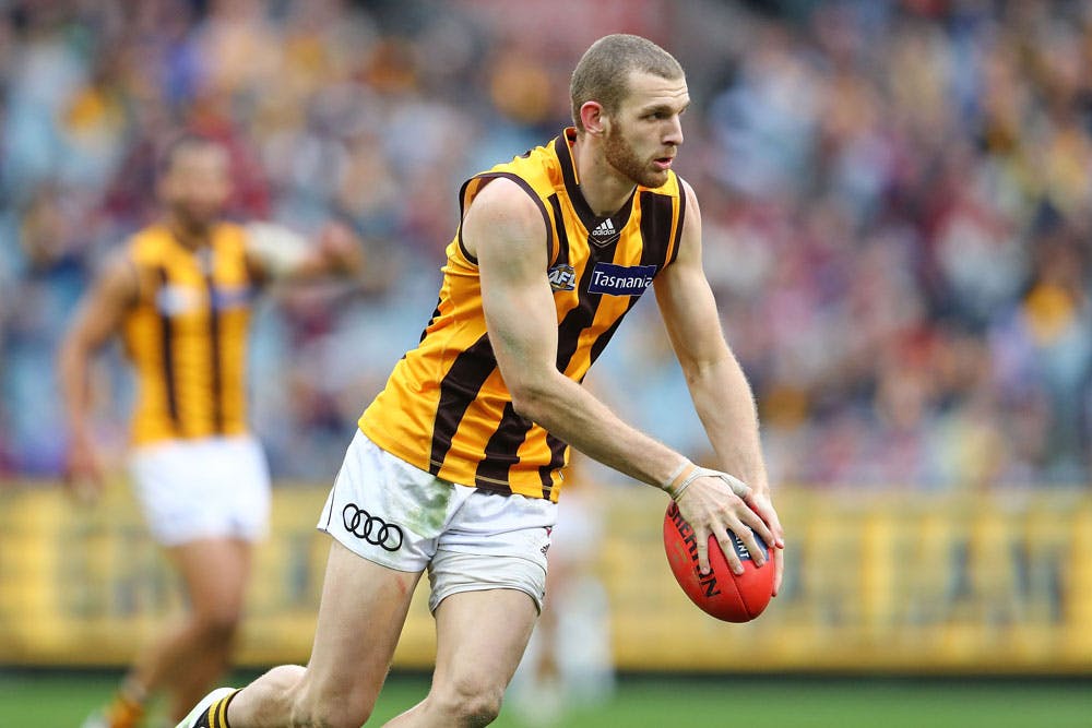 Kurt Heatherley in action for Hawthorn. Photo: Getty Images