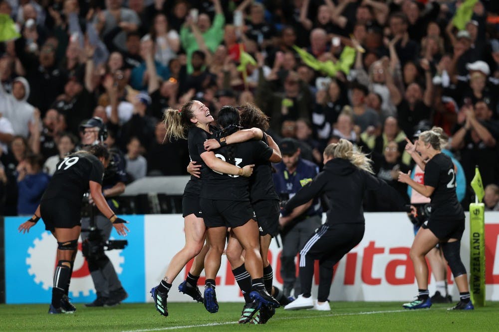 The Black Ferns have ended England's 30 game winning streak to claim Rugby World Cup 2021. Photo: Getty Images