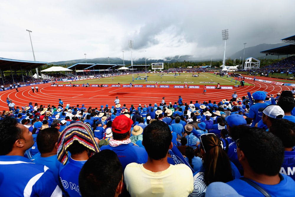Samoa took on the All Blacks in Apia in 2015. Photo: Getty Images