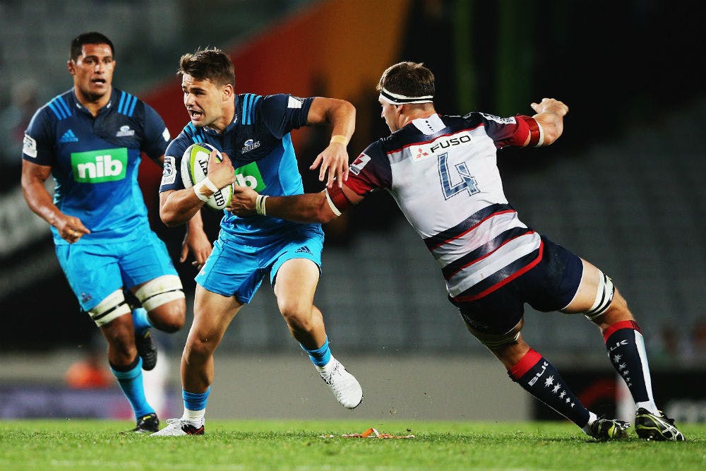 The Melbourne Rebels missed 30 tackles in their loss to the Blues. Photo: Getty Images