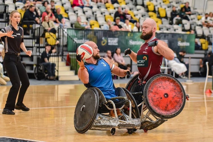 Ryley Batt and the NSW Gladiators claimed back to back National Championships. Photo: Wheelchair Rugby Australia