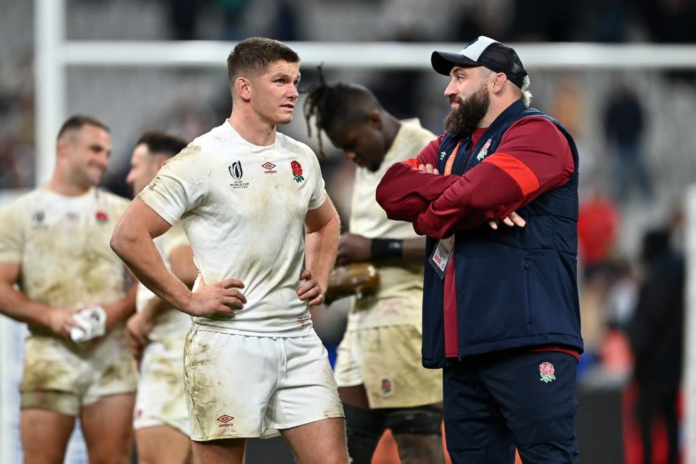Owen Farrell is eyeing off a fourth World Cup. Photo: Getty Images