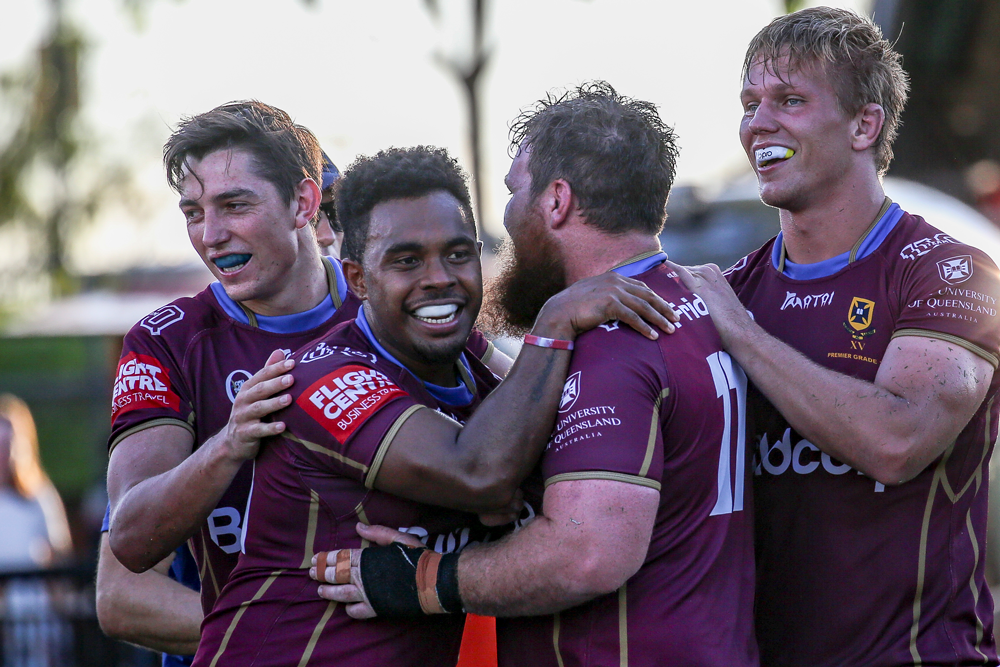 UQ opened their 2019 campaign with a win. Photo: QRU Media/Brendan Hertel