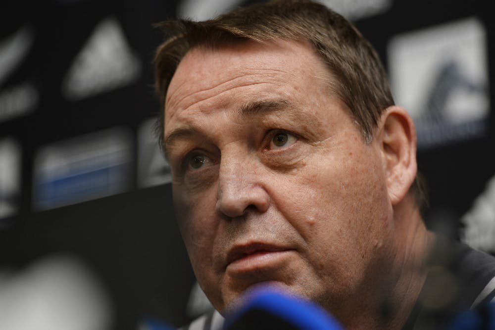 Steve Hansen and the All Blacks have arrived in Brisbane. Photo: Getty Images