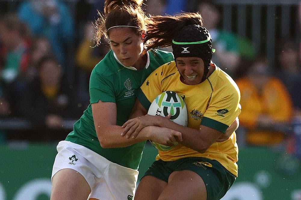The Wallaroos put up a fight against Ireland. Photo: Getty Images