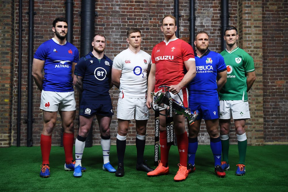 The Six Nations captains. Photo: Getty Images 