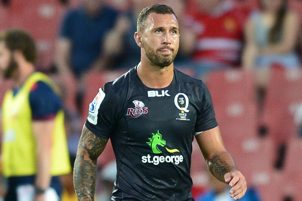 Quade Cooper will miss the next three weeks of Super Rugby. Photo: Getty Images