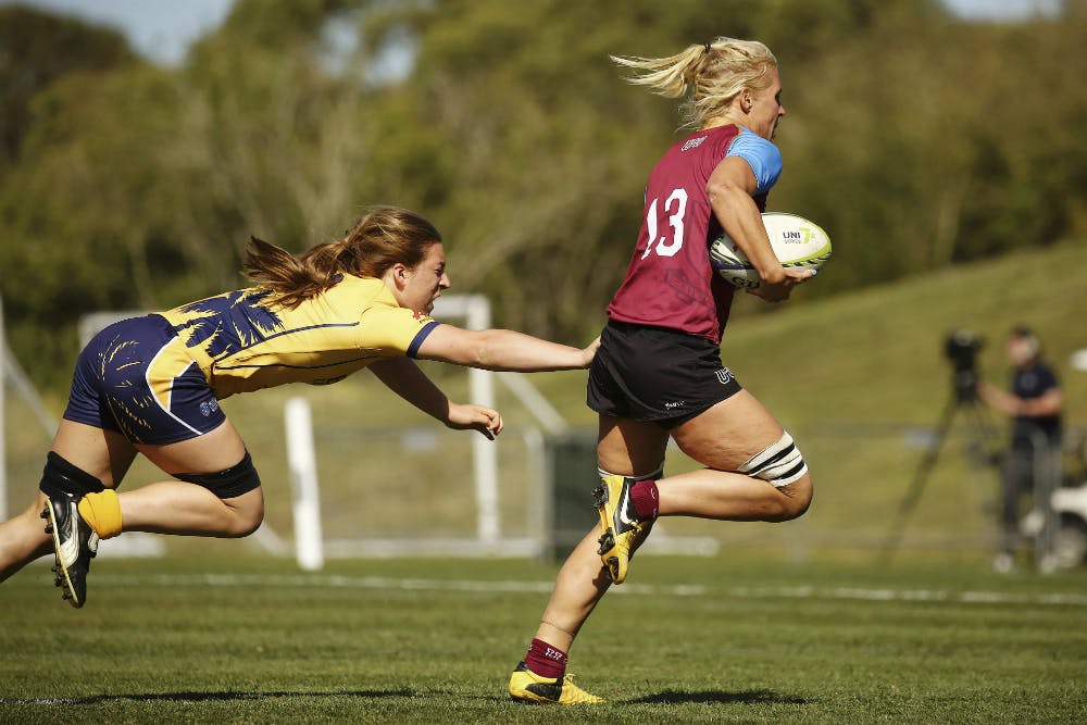 Bond and UQ have been the two powerhouses through the first two Uni 7s tournaments. Photo: RUGBY.com.au/Karen Watson