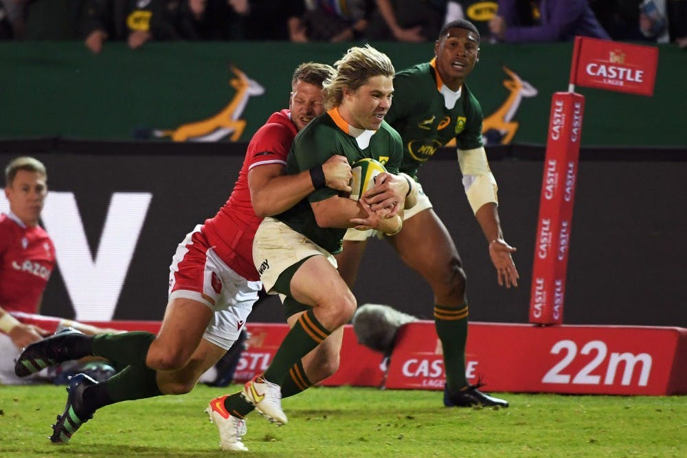 The Springboks have held on to defeat Wales 32-29. Photo: Getty Images