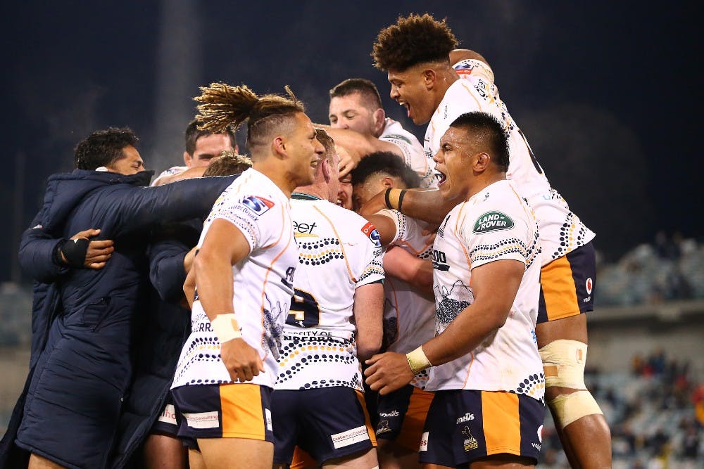The Brumbies stole a late win over the Reds in Canberra. Photo: Getty Images
