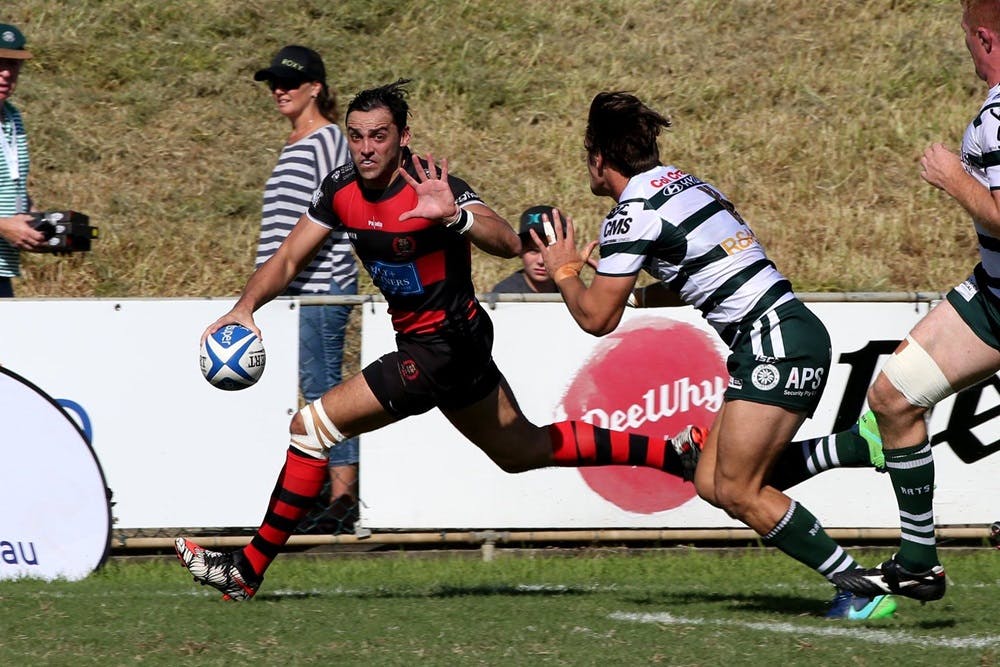Richard Woolf and Norths kicked their Shute Shield defence off in style. Photo: SportsPics/Clay Cross
