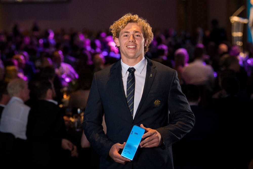 Ned Hanigan was crowned Australian Rugby Rookie of the Year. Photo: RUGBY.com.au/Stuart Walmsley