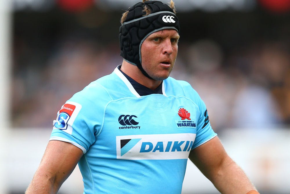 Damien Fitzpatrick will captain the Waratahs against the NEC Green Rockets. Photo: Getty Images
