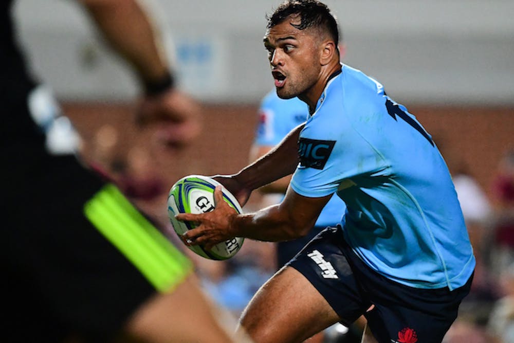 Karmichael Hunt was strong on debut for the Waratahs. Photo: Stuart Walmsley/RUGBY.com.au