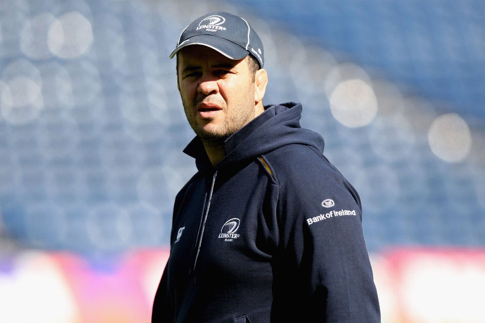Michael Cheika ahead of hte 2009 Champions Cup final that Leinster won for the first time. Photo: Getty Images