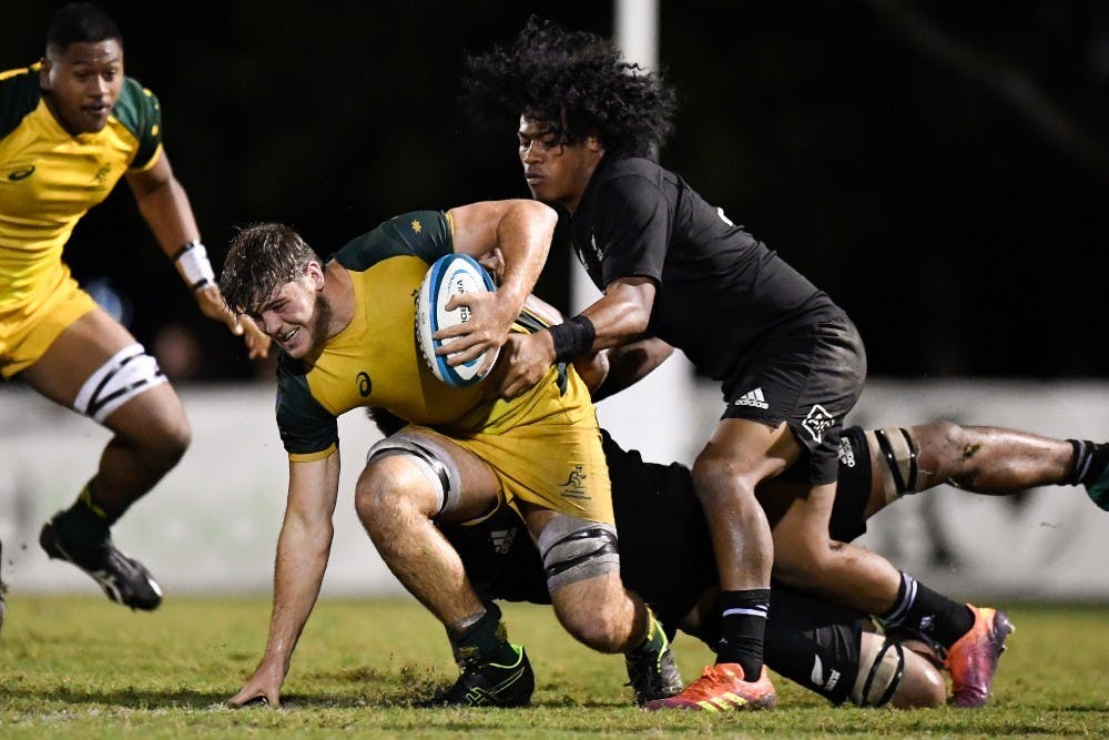 "Junior Wallabies captain Fraser McReight, a two-time U20 player of the year, has already gained three Super Rugby caps and will lead the young players making their transitions this season. Photo: Getty Images