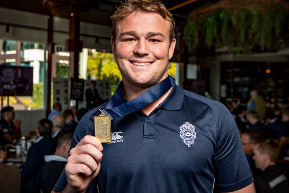 Harry Wilson has won the Alec Evans Medal as Queensland Premier Rugby's player of the year. Photo: QRU Media/Brendan Hertel